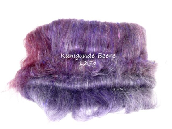 125g Socken-Vlies, Beere - Lila Rot